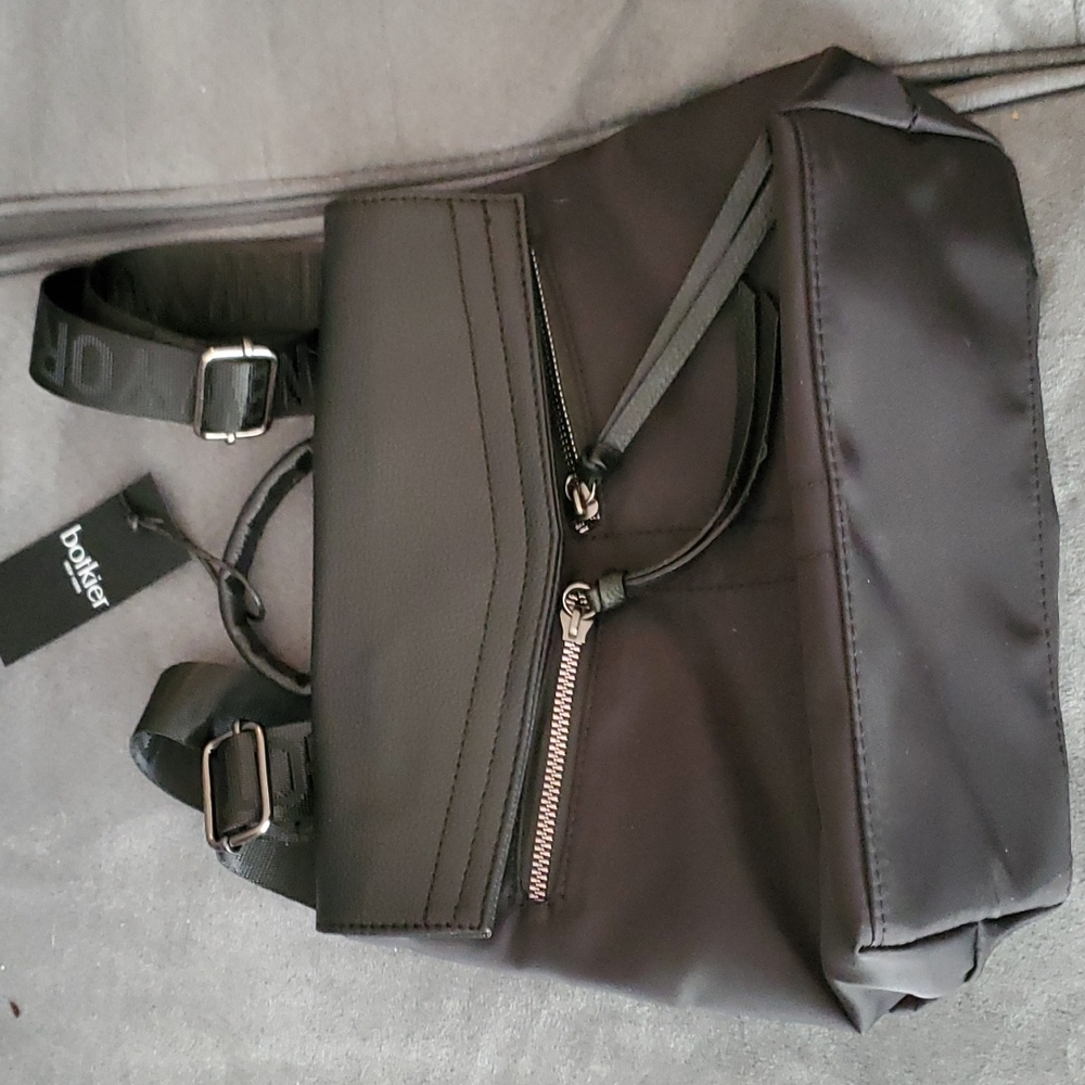 Small vinyl backpack